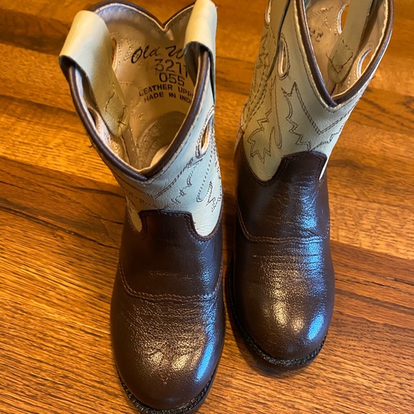 Old West toddler cowboy boots. Never worn, in box - Picture 3 of 8